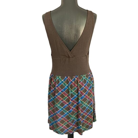 Derek Heart Sleeveless Brown Dress L - Picture 2 of 7